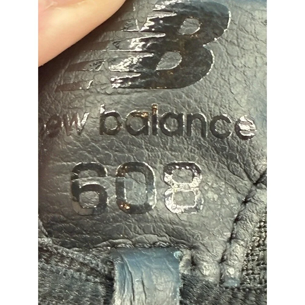 New Balance 608v5 Women’s 10 B Black Slip Resistant Leather Work Shoes WX608AB5